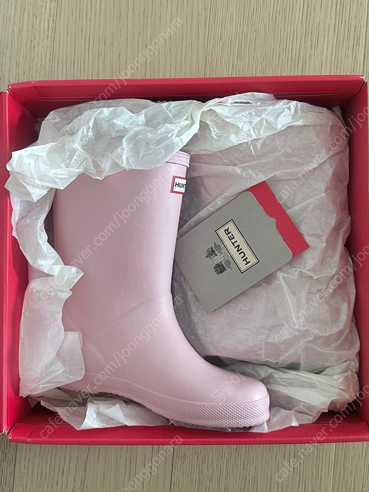 헌터 키즈 레인부츠 라이트핑크 180 uk12--4