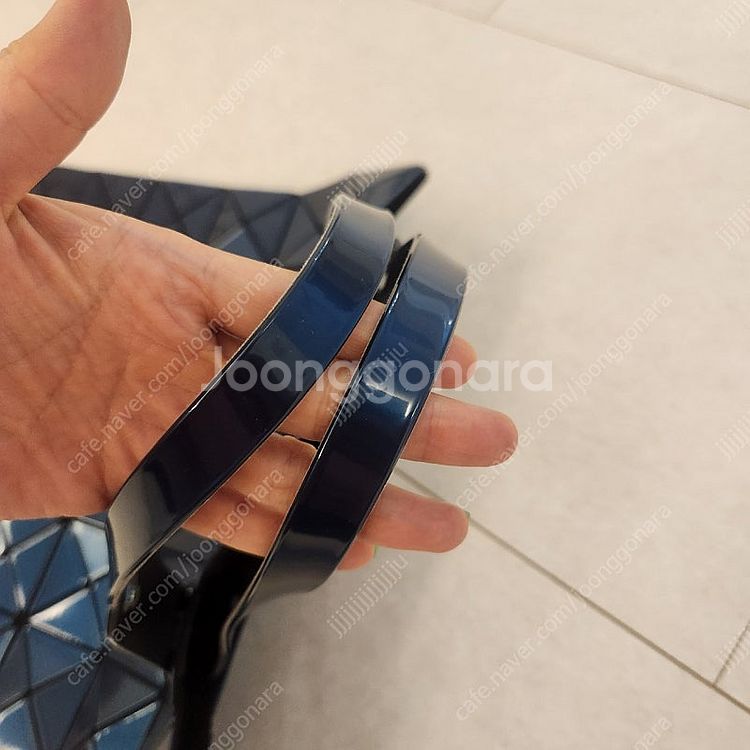 바오바오 루센트 메탈릭 토트백 정품--4