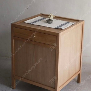 원목 제작가구 로봇청소기장