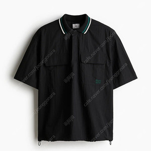 H&M 루즈핏 유틸리티 나일론 반팔 카라티
