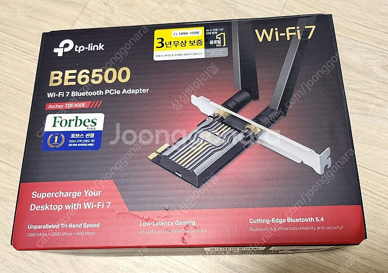 [무선랜카드] TP-LINK Archer TBE400E 무선랜카드 판매합니다--2