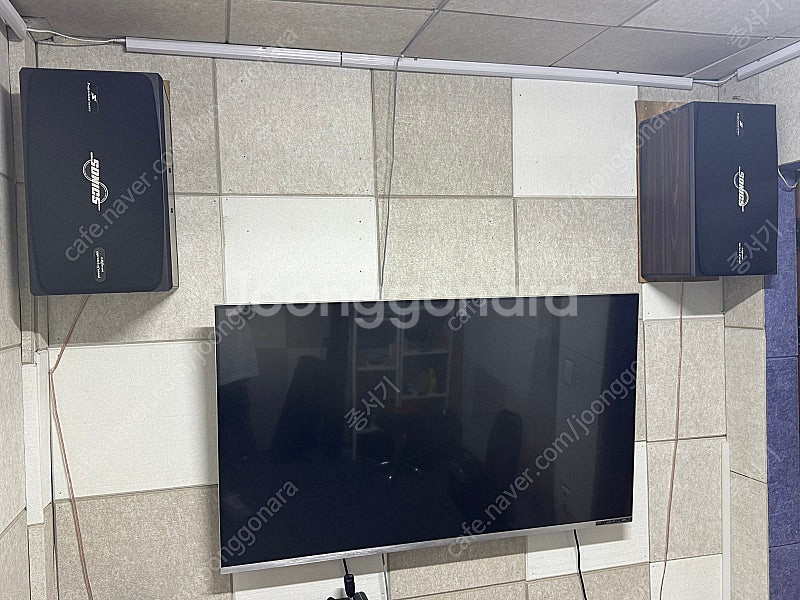 태진 노래방기계 팝니다. 풀세트 55인치 tv 포함--1