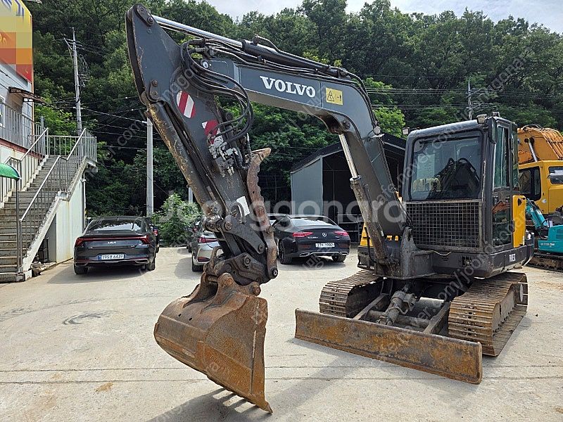 중고굴삭기 볼보 EC55C 2012년식 코끼리집게 장착...--7