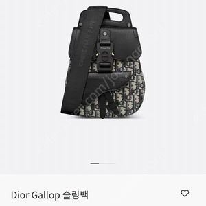 (새제품) 디올 Gallop 갤롭 슬링백 백팩