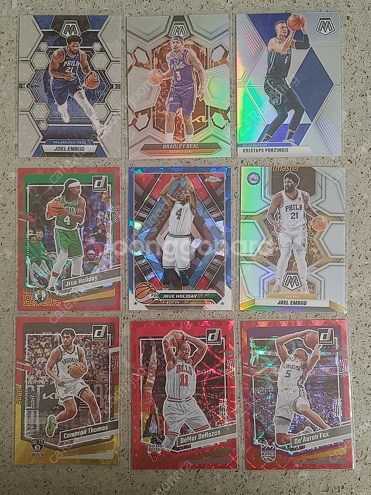 NBA PARELLEL 농구 카드 전부 장당 1천 (1...--9