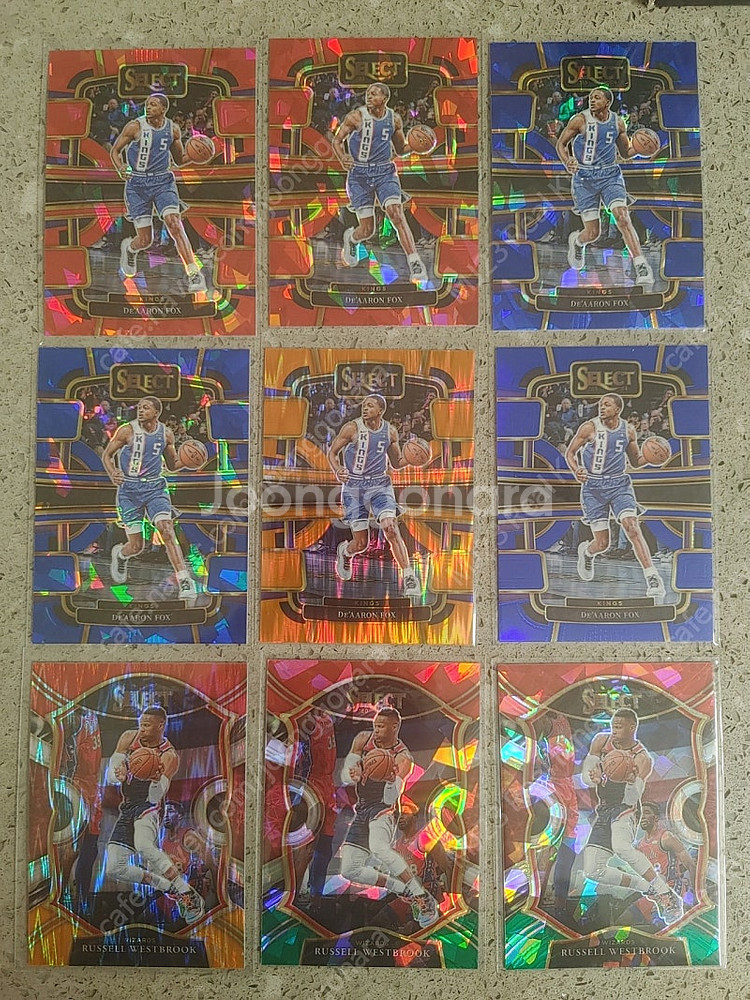 NBA PARELLEL 농구 리프렉터 카드 장당 1천 ...--1