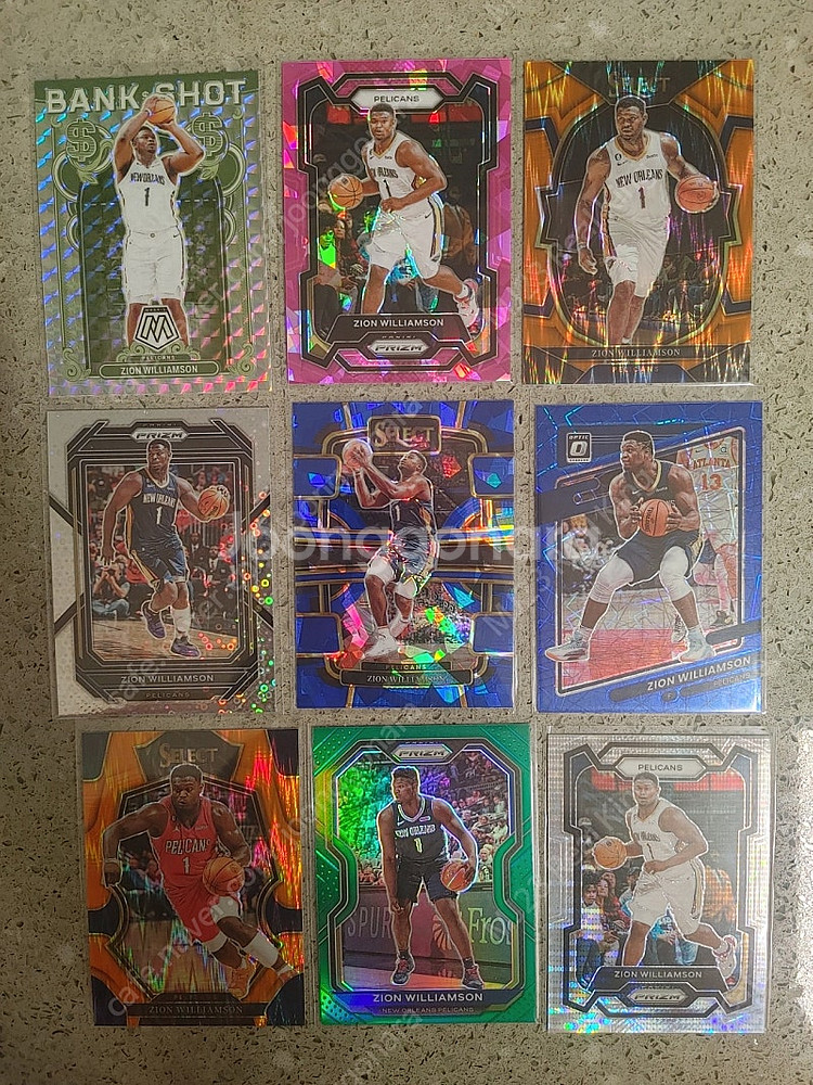 NBA PARELLEL 농구 리프렉터 카드 장당 1천 ...--0