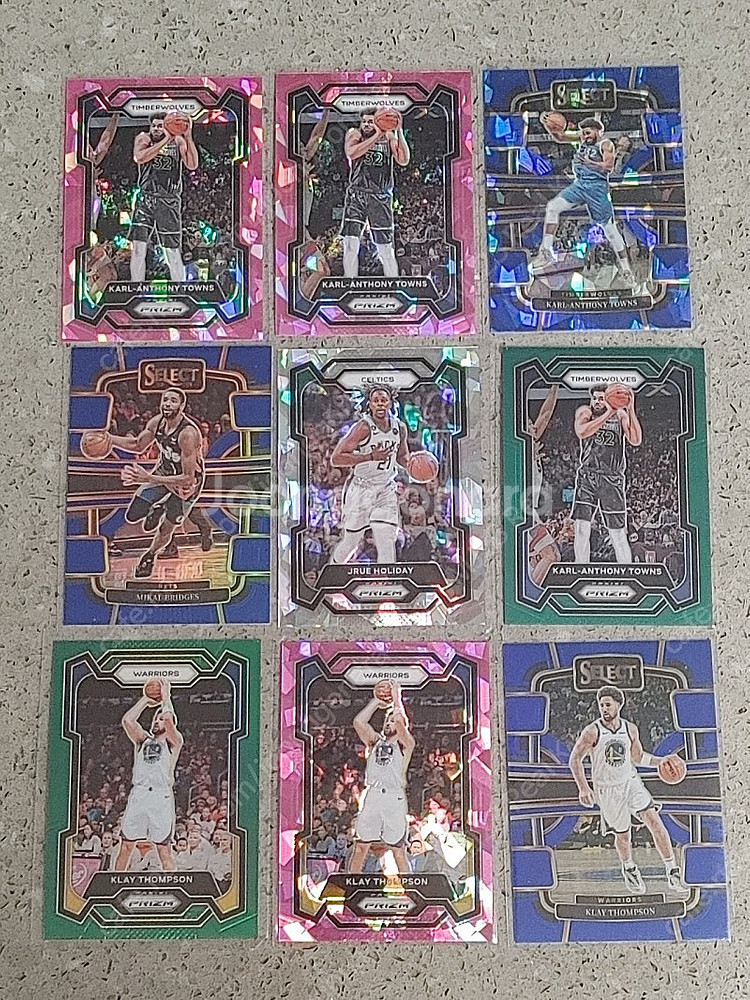 NBA PARELLEL 농구 리프렉터 카드 장당 1천 ...--2