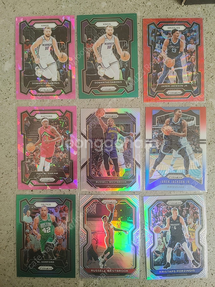 NBA PARELLEL 농구 리프렉터 카드 장당 1천 ...--6