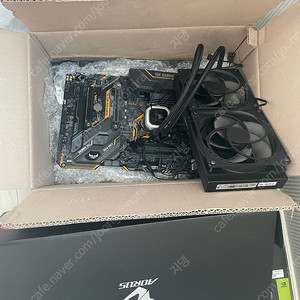 cpu+메인보드 z390 터프 게이밍+커세어 일체형 쿨러 일괄 (각개가능)