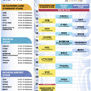 펜타포트 인천 8/1일 금요일 티켓 1매