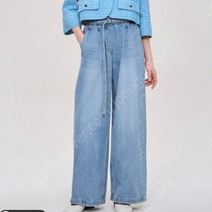 SYSTEM 시스템 벨티드 와이드 데님 팬츠 67 / 랑방 마인 오브제 타임 럭키슈에뜨 산드로 마쥬 오르 시에 시스템