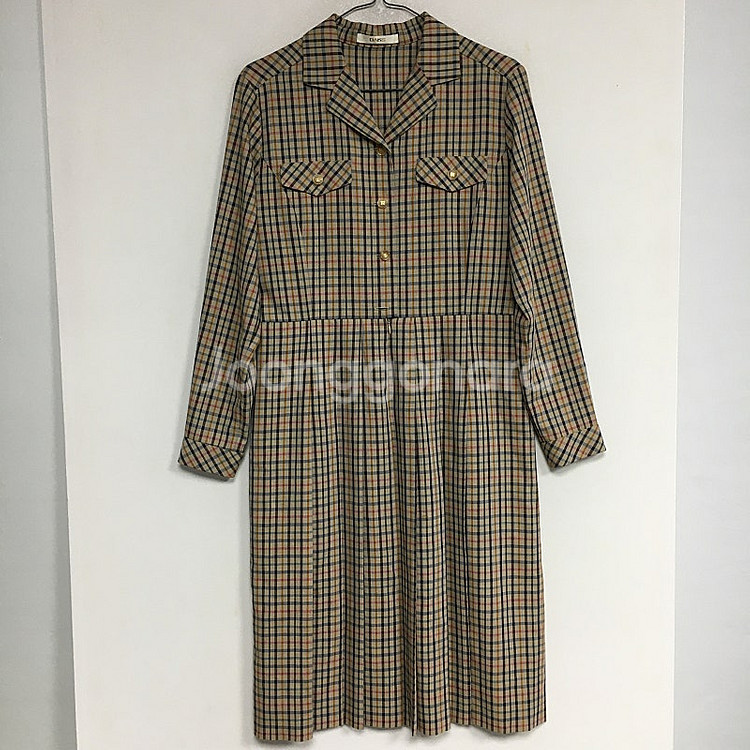 닥스 레이디스 체크 원피스 55 / 랑방 마인 오브제 ...--0