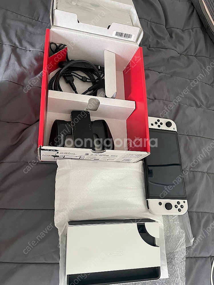 닌텐도스위치 oled 풀박스 sss급 상태좋아요.--0