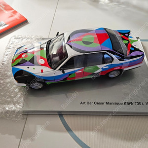 미니챔프(Minichamps) 1:18 스케일의 BMW 730i E32 다이캐스트 모델