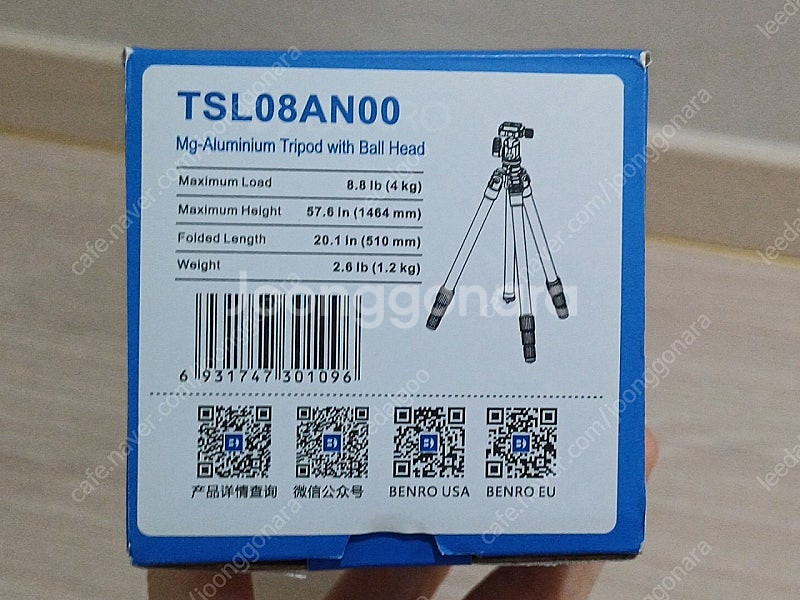 벤로 TSL08AN00 삼각대 새제품. 창원--4