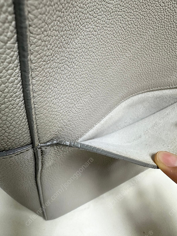 올드셀린 상글백 미듐 라이트그레이 이미지