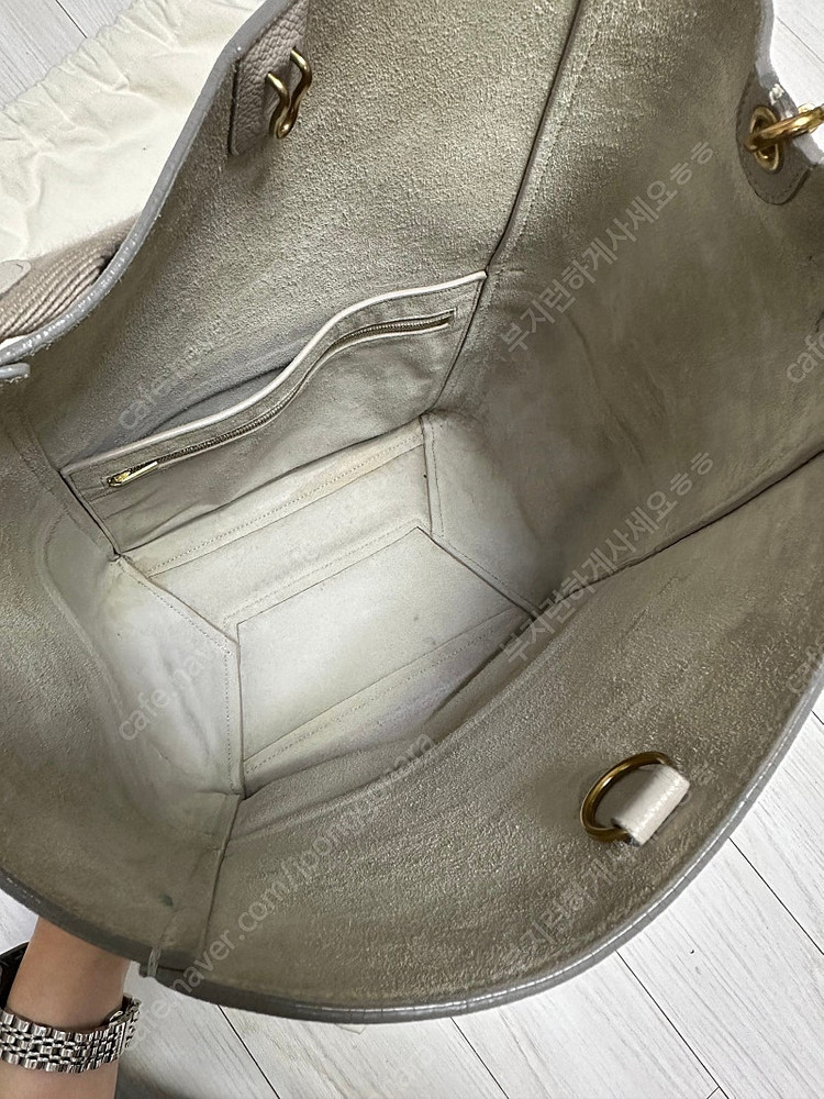 올드셀린 상글백 미듐 라이트그레이 이미지