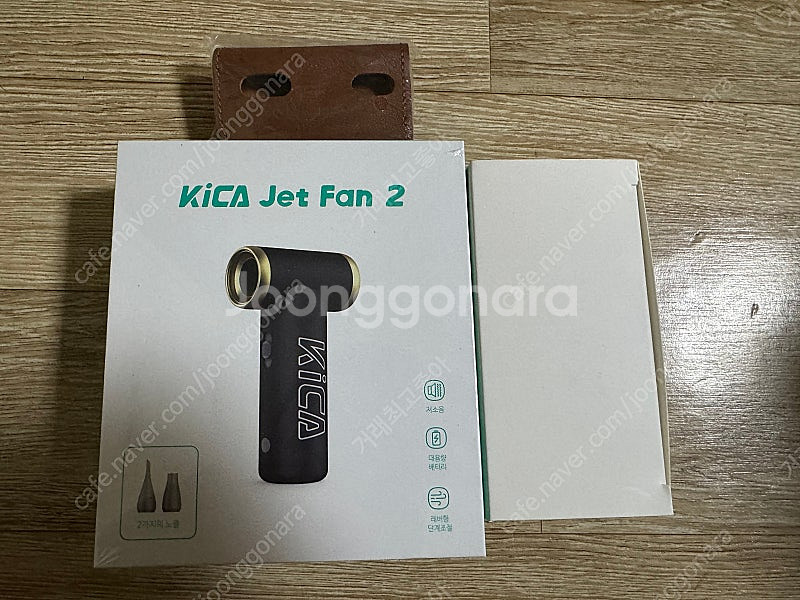 미개봉 kica제트팬2 정발판,가죽케이스,추가청소기파츠--0