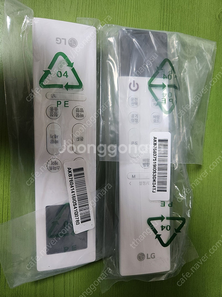 LG 에어컨 리모컨 AKB76044301,AKB76037519, AKB76041416 판매합니다.--1