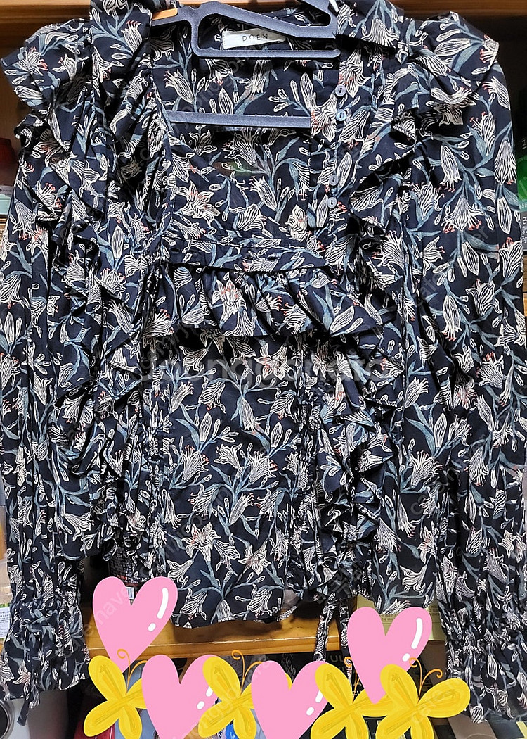 Doen도엔 블라우스 팝니다--0