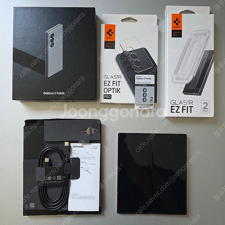 갤럭시 Z폴드6 512GB 실버쉐도우 풀세트--0