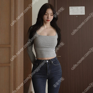 골반볼륨업 하이웨스트 세미부츠컷 골반뽕청바지 진청 M, 카인다미 골반뽕청바지 진청