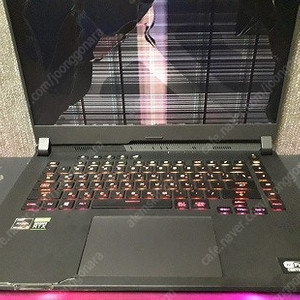 묻지마 파손 고장품 ASUS ROG STRIX G513QR (RTX3070 드라이버설치오류,화면멈춤현상)