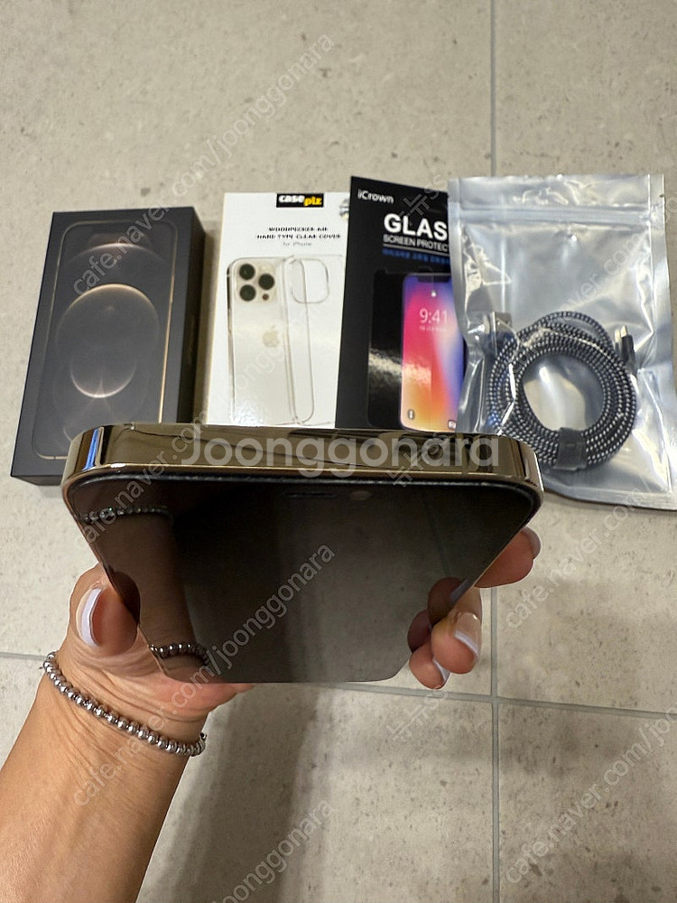 아이폰 12프로 256GB (베이지)--4
