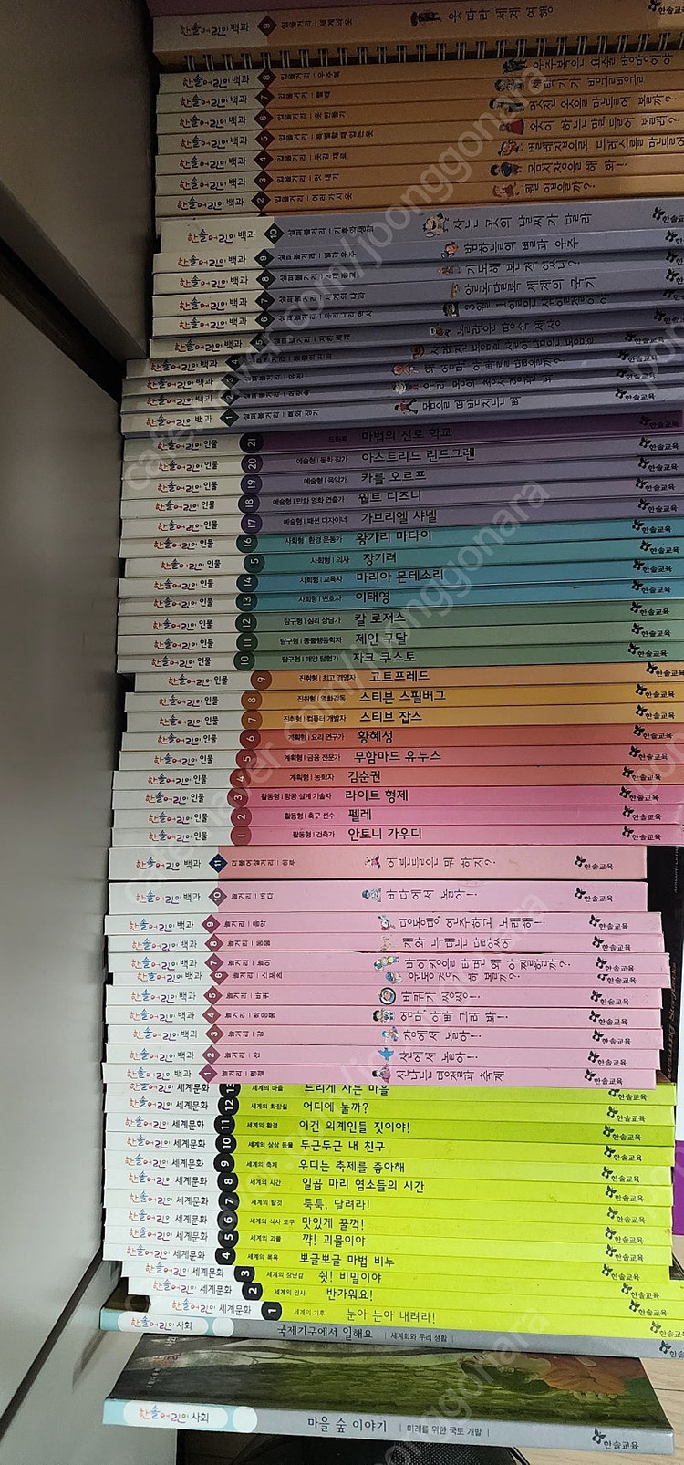 한솔어린이백과사전 한솔어린이인물사전--1