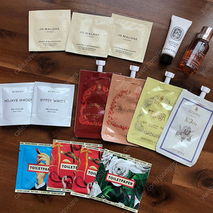 조말론 바이레도 산타마리아노벨라 몰튼브라운 딥티크 등 바디워시 바디로션 샤워젤 핸드워시 핸드크림 등등 총 약 130ml