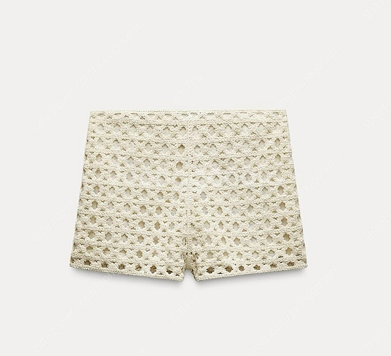 ZARA 자라 크로셰 쇼츠, 자라 니트 팬츠, 자라 니...--9
