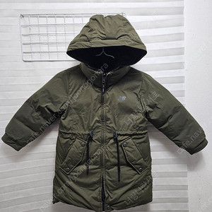 뉴발란스 키즈 양면 리버시블 롱패딩 구스다운점퍼 사이즈 110(4-5세)