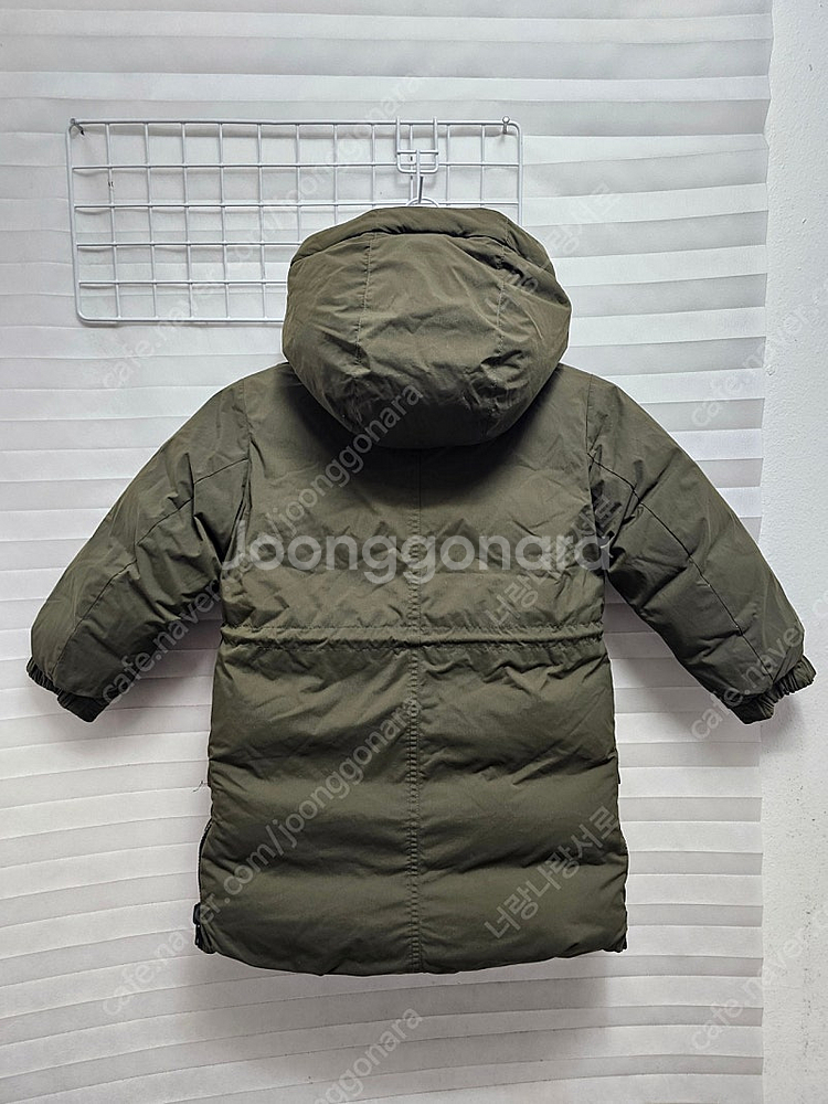 뉴발란스 키즈 양면 리버시블 롱패딩 구스다운점퍼 사이즈 110(4-5세)--1