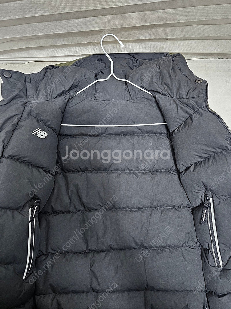 뉴발란스 키즈 양면 리버시블 롱패딩 구스다운점퍼 사이즈 110(4-5세)--2