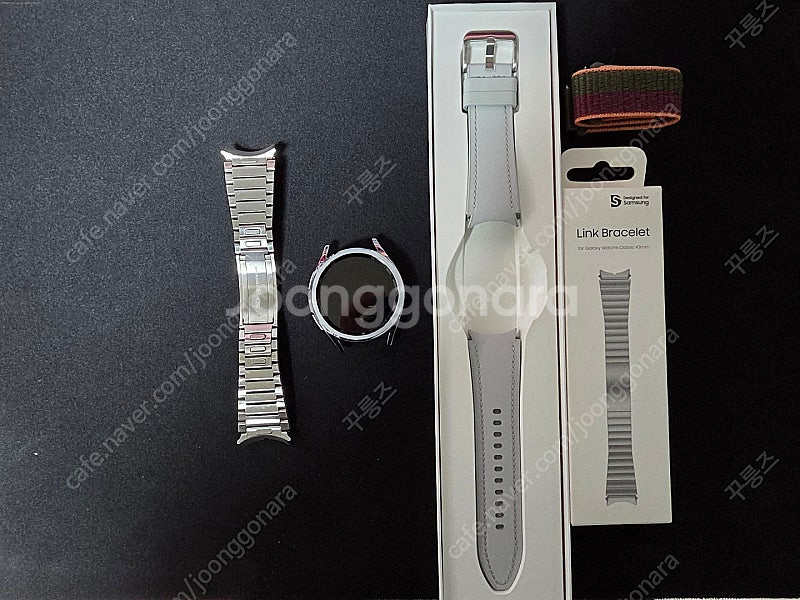 갤럭시워치 클래식 43mm + 정품 링크 브레이슬릿--0