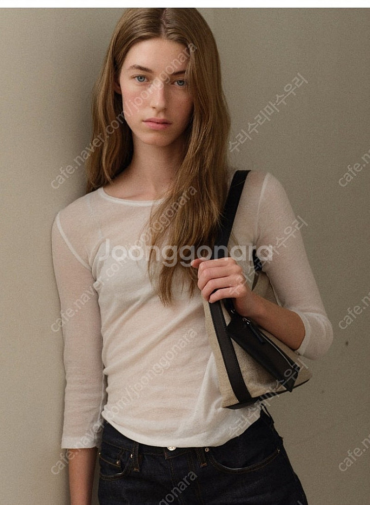 로서울 Mini pulpy hobo bag Jute b...--3