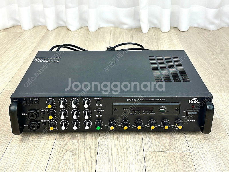 멀티채널 앰프 GNS mc-600 + 인터엠 스피커4개--2