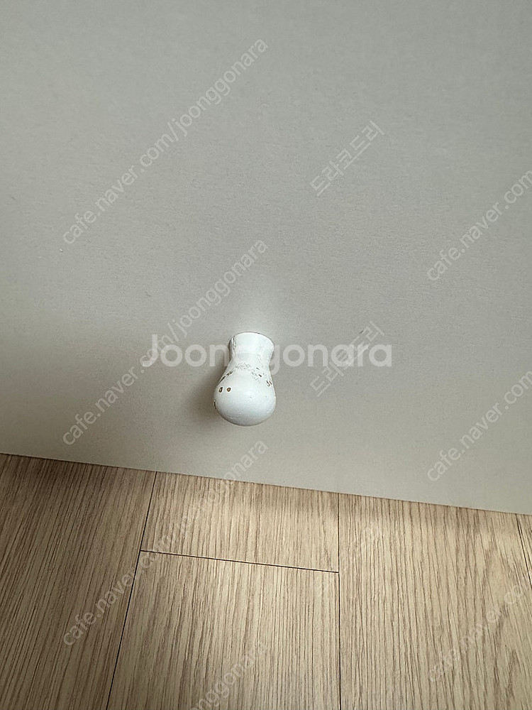 리바트 플랫 화장대 화이트 + 원목거울--5