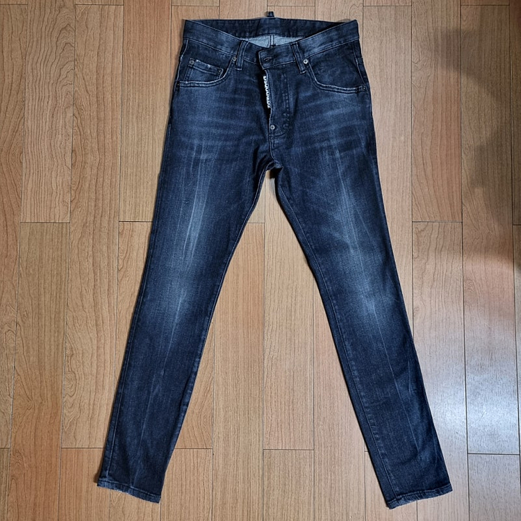 디스퀘어드 빅로고 블랙진 44 42 디퀘2 남성청바지 발망 필립플레인 디젤 돌체앤가바나 디올 생로랑 구찌 명품 데님... 이미지