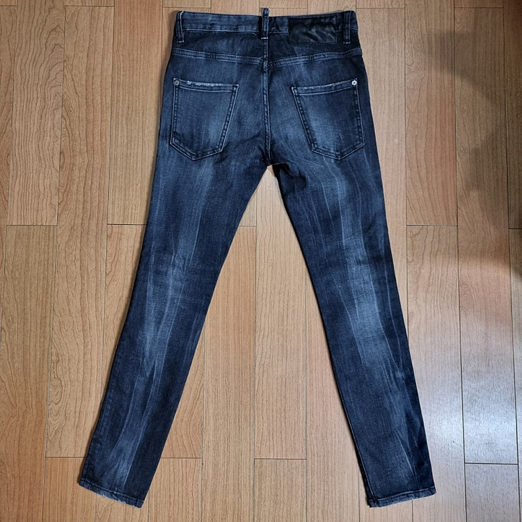 디스퀘어드 빅로고 블랙진 44 42 디퀘2 남성청바지 발망 필립플레인 디젤 돌체앤가바나 디올 생로랑 구찌 명품 데님... 이미지