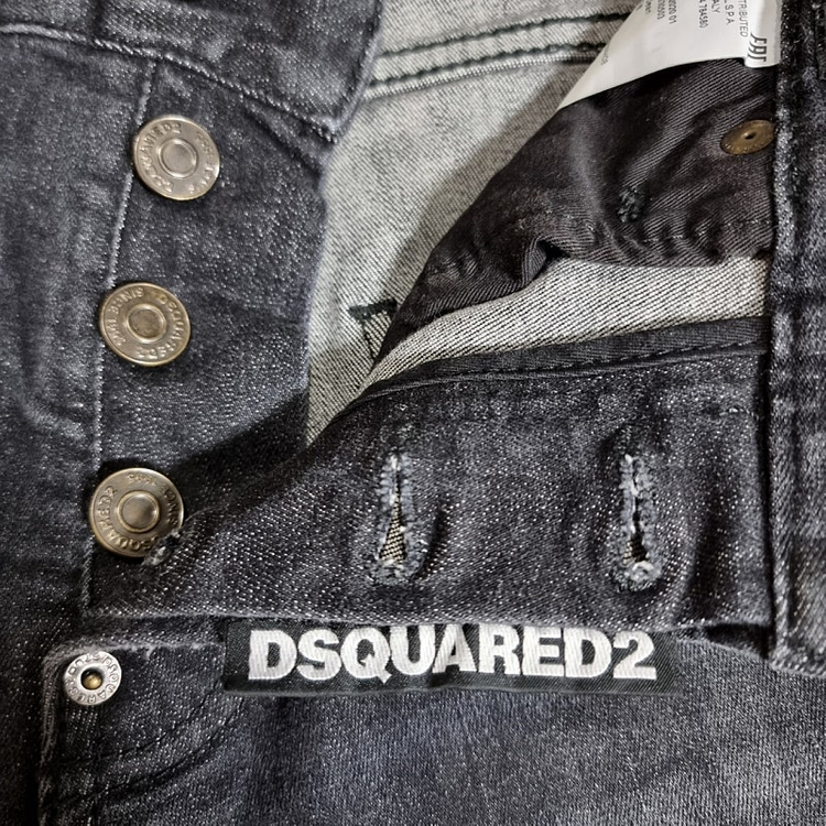 디스퀘어드 빅로고 블랙진 44 42 디퀘2 남성청바지 발망 필립플레인 디젤 돌체앤가바나 디올 생로랑 구찌 명품 데님... 이미지