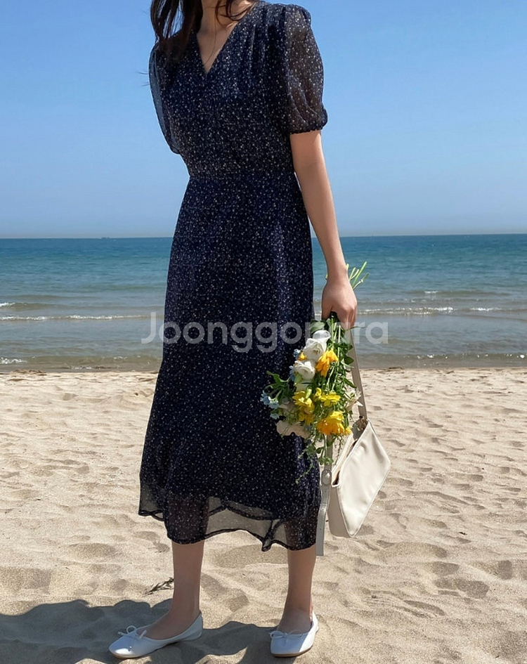 리얼코코 블레어 쉬폰 원피스--1