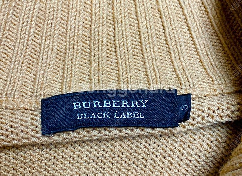BURBERRY 버버리 정품 클래식 베이지 카라 니트 ...--3