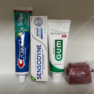 크레스트 Crest + Scope 컴플리트 화이트닝 치약 민티 프레시 153g+미국판매 제품 센소다인 치아 미백 민감성 치약 충치 예방 및 민감한 치아 트리트먼트 96.4g+일본치