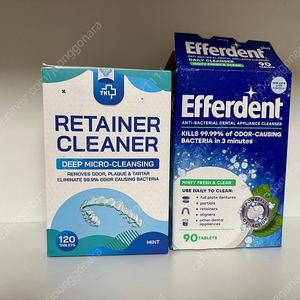 Efferdent 치아교정 장치, 틀니 클렌저 40정+YKL치아교정 장치,틀니 클렌저 80정