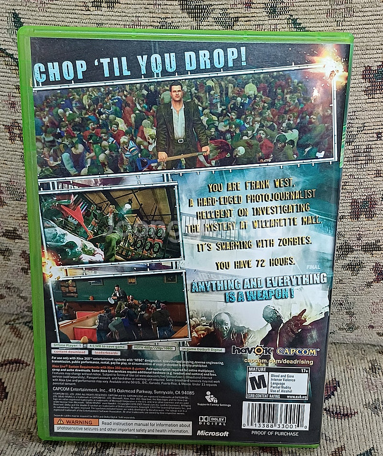 Xbox360 데드라이징 시리즈,PS4 데드라이징4,3...--5