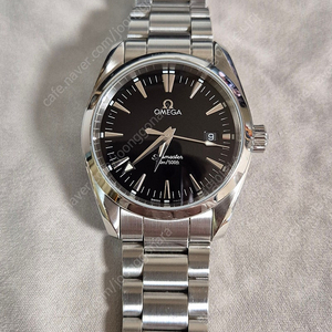 오메가 씨마스터 아쿠아태라 쿼츠 36mm 검판