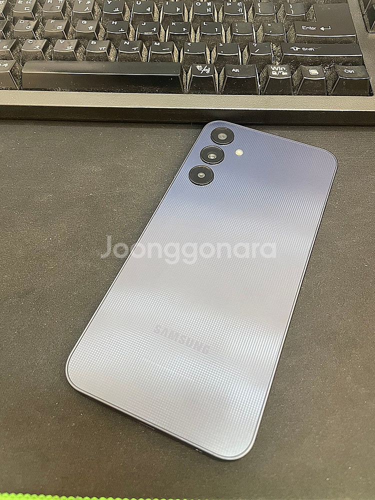 갤럭시A25 블랙 128GB 무잔상 상태좋은 중고17만...--0