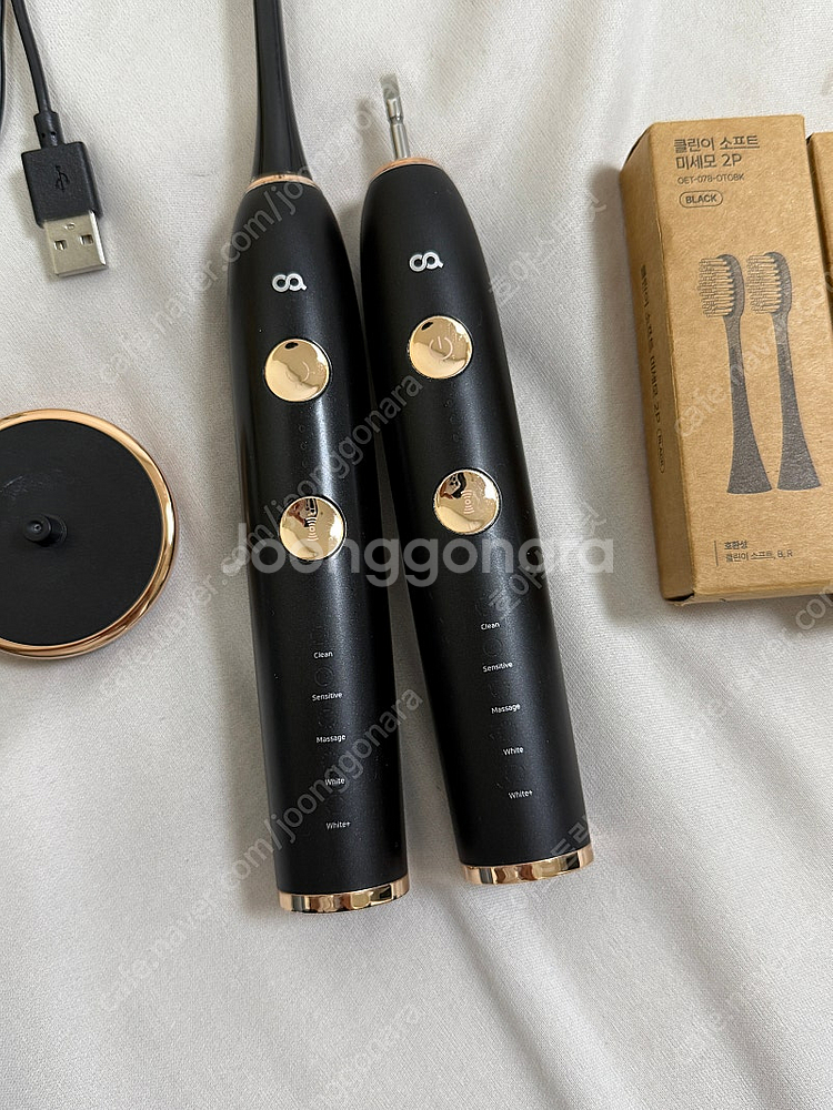 오아 클린이소프트 음파 전동칫솔 1+1 세트 VO-OC001--1